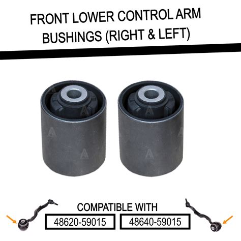 front rear upper lower r l control arm bushes for lexus ls460 and ls460l 07 13 ebay