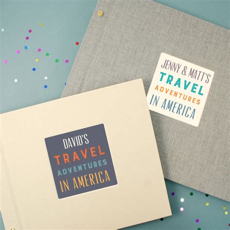 Personalised Travel Photo Album By Made By Ellis