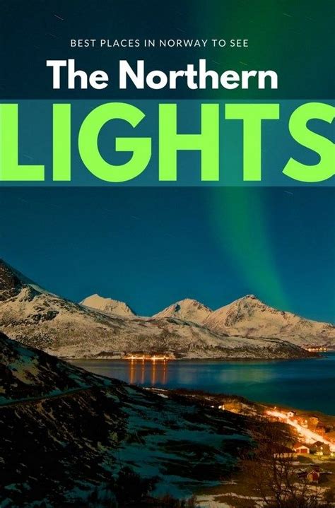 The Northern Lights Book Cover With Mountains In The Background