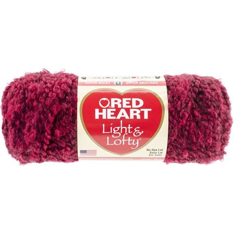 Red Heart Light And Lofty Yarnwine Overstock 10562441 Heart Lights