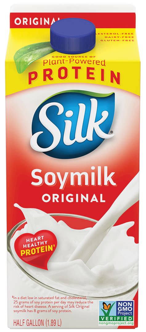 silk original soymilk high in fodmaps because it is made from whole soybeans look for soy milk