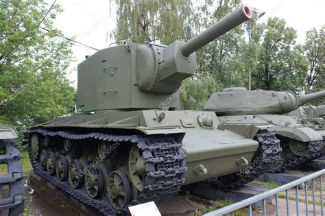 Soviet Historical Tank Kv 2 Klim Voroshilov In The