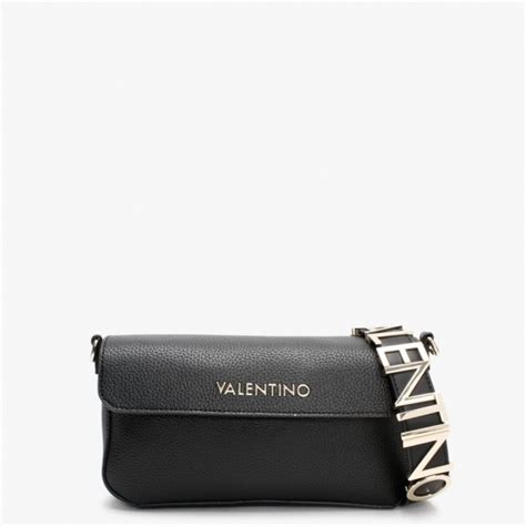 valentino bags alexia black two strap satchel bag