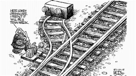 Mark Martinez Blog Explaining The Obamacare Trainwreck With Cartoons