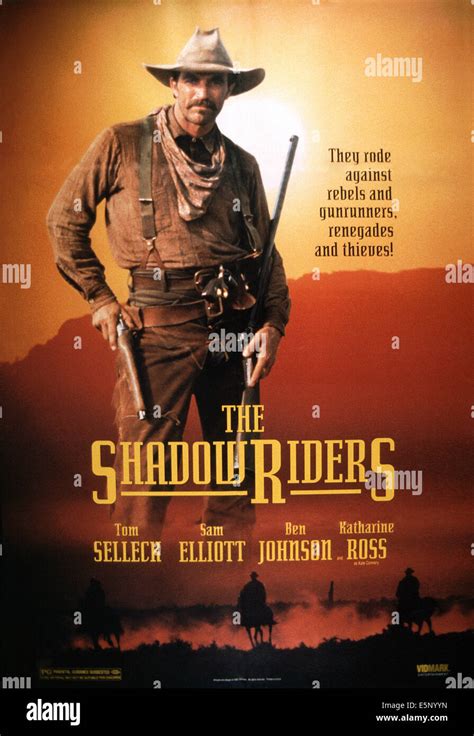 Der Shadow Riders Us Poster Tom Selleck 1982 © Cbscourtesy Everett