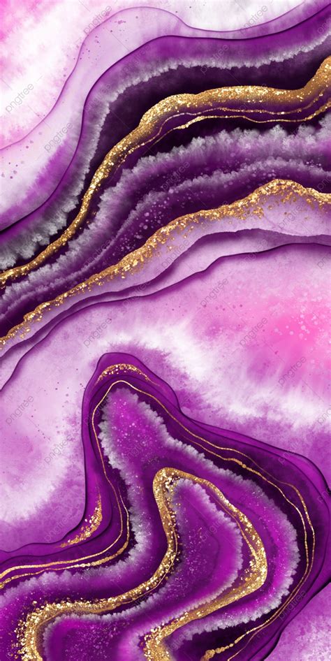 Purple Marble Background With Gold Streaks Marble Iphone Wallpaper