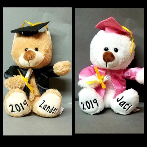 Kindergarten graduation ceremonies can be a significant milestone for children and their parents. Personalized Graduation Bears-7.5inches graduation gift ...