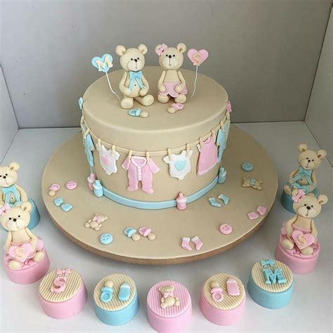 Torta Baby Shower Baby Shower Cakes Neutral Baby Shower Cupcakes