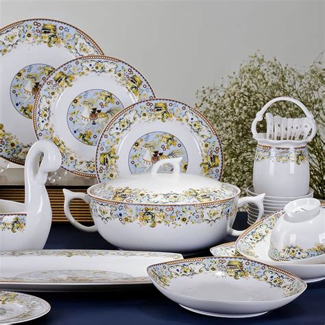 Jingdezhen Porcelain Tableware 56 European High Grade Bone China