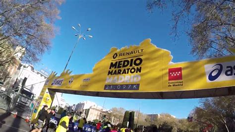 Medio Maratón De Madrid 2017 César Youtube