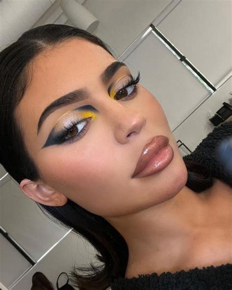 kylie jenner s fans beg her to dissolve her lip filler as her pout appears over plumped in pic
