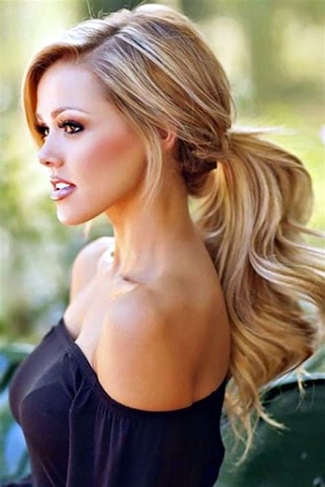 Time Saving Pony Tail Hairstyles For Working Women 30 Hair Styles