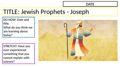 Ks3 Judaism Joseph 2021 Teaching Resources