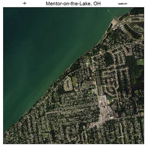 Aerial Photography Map Of Mentor On The Lake Oh Ohio