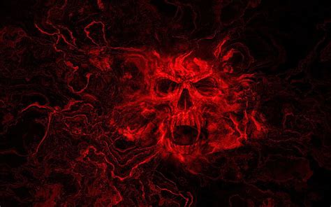 Red Skull Skull Fantasy Dark Red Hd Wallpaper Pxfuel