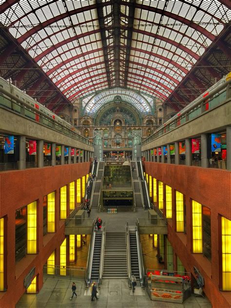 If you travel europe by rail, you are most likely to visit antwerp central station, which is a real architectural monument. Antwerp Train Station, Belgium (With images) | Train ...