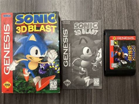 Sonic 3d Blast Sega Genesis 1996 Cib 96427011064 Ebay