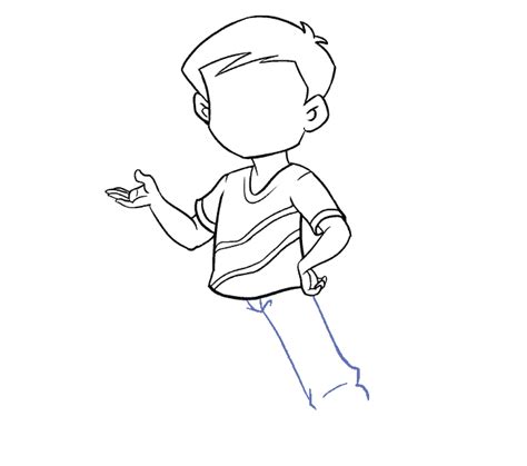 How To Draw A Boy In A Few Easy Steps Easy Drawing Guides
