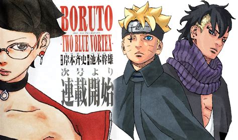 Boruto Naruto Next Generations Devient Boruto Two Blue Vortex Avec Le Timeskip En Août