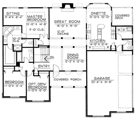 House 24213 Blueprint Details Floor Plans