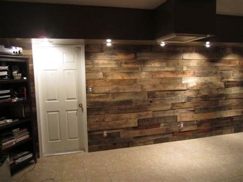 Pallet Wall Ideas For Basement Woodworking