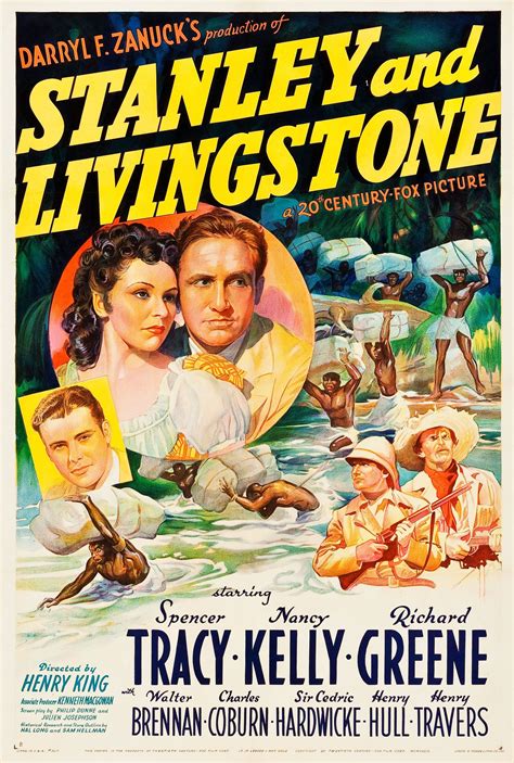 Stanley And Livingstone 20th Century Fox 1939 One Sheet 27 In 2023