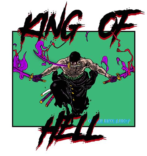 King Of Hell Zoro By Saturnswamp On Deviantart