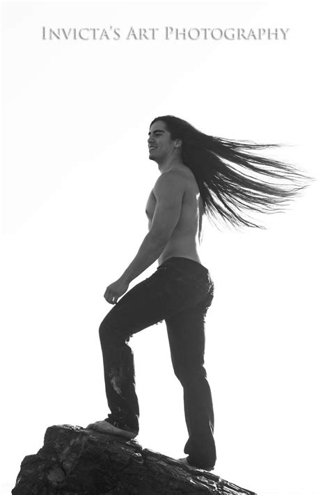 Leon Garcia Acoma And Navajo Art Photography Art Long Hair Models