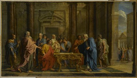 Solon Défendant Ses Lois Contre Les Objections Des Athéniens Louvre
