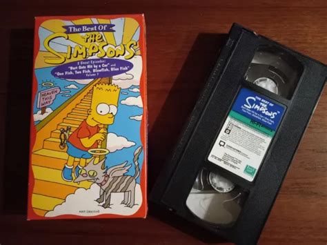 The Best Of The Simpsons Vhs Bart Gets Hit By A Car Vol 7 Matt Groening 499 Picclick