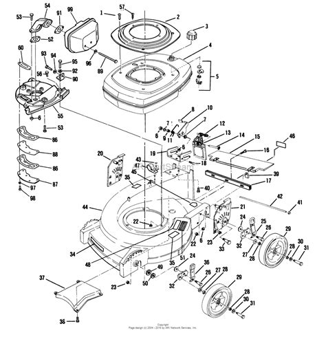 Lawn Boy 5254 Lawnmower 1986 Sn E00000001 E99999999 Parts Diagram