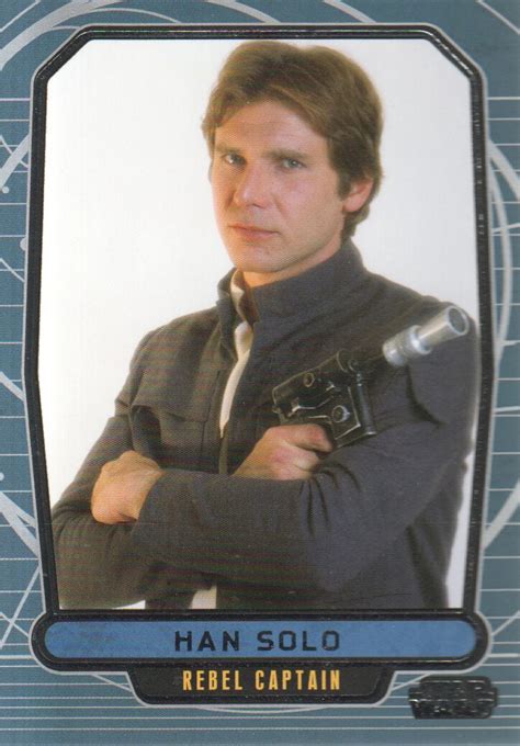 Topps Star Wars Galactic Files Card Han Solo Ebay