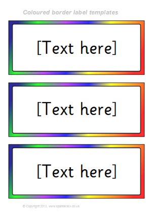 Use these templates only if you know your printer is compatible with these labels. View Preview | Classroom labels free, Classroom labels ...