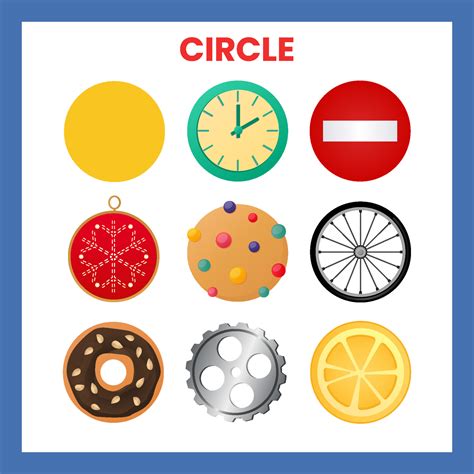 Learning Circle Shape For Children 16469454 Vector Art At Vecteezy