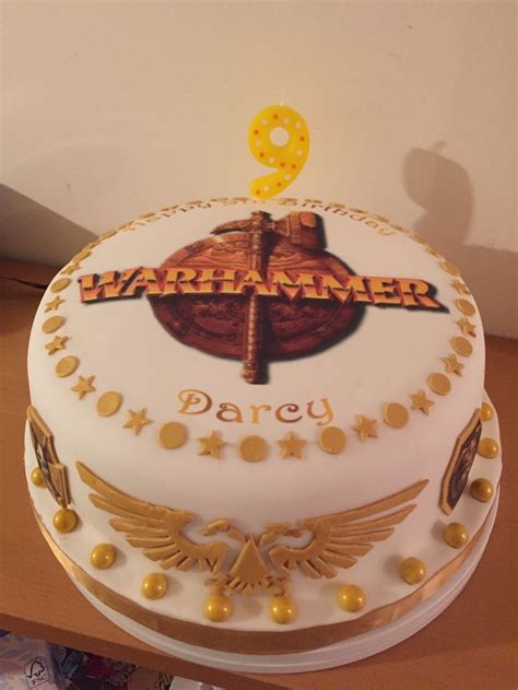 Darcys Warhammer Cake Alien Cake Fantasy Cake 40th Cake