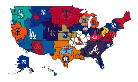 Chia Sẻ Với Hơn 58 Về Mlb Baseball Teams Map Vn