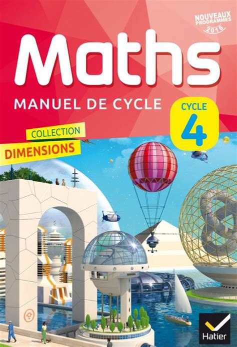 Maths Manuel De Cycle Cycle 4 Nouv Prog 2016 Hatier 2016 Isbn
