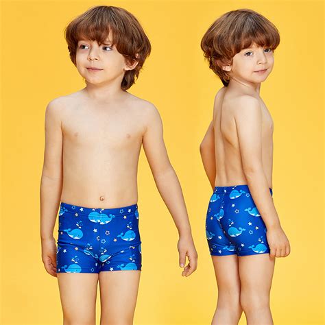 Childrens Boys Swimming Trunks Medium And Large Childrens Boxer Quick