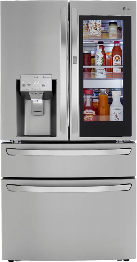 lg french door in door counter depth smart refrigerator with craft ice and instaview stainless