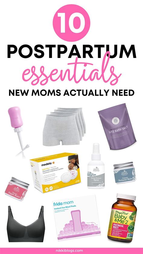 Postpartum Care Kit Checklist 10 Postpartum Essentials Moms Actually Need