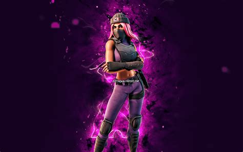 A popular collection of fortnite neon skin for desktop, laptop, mac as well as mobiles. Download wallpapers Clash, 4k, purple neon lights ...