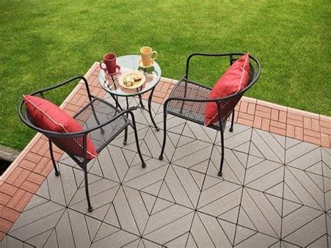 Each tile has a matte finish. do it yourself patio floor ideas - YouTube