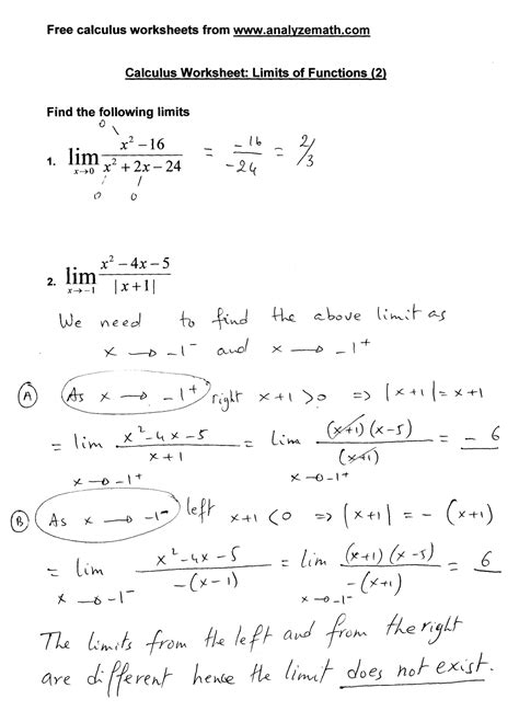 Test and worksheet generators for math teachers. 16 Best Images of Pre Calculus Worksheets PDF - 7th Grade ...