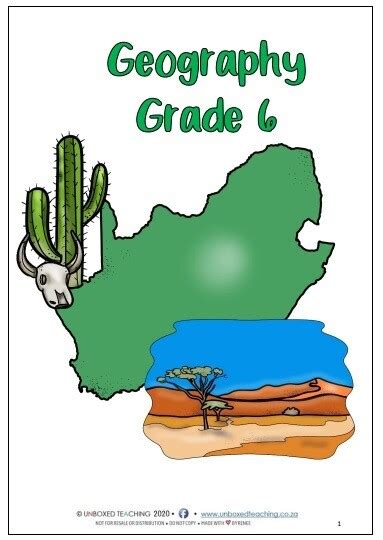 Geography Grade 6 Summaries Year
