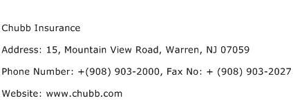 This list includes all insurance companies that write private passenger auto insurance and companies newly admitted to new jersey. Chubb Insurance Address, Contact Number of Chubb Insurance