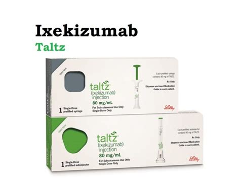 Ixekizumab Taltz Uses Dose Side Effects Moa Brands