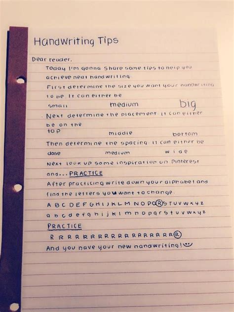 How to achieve neat handwriting! #HandwritingTips | Neat handwriting