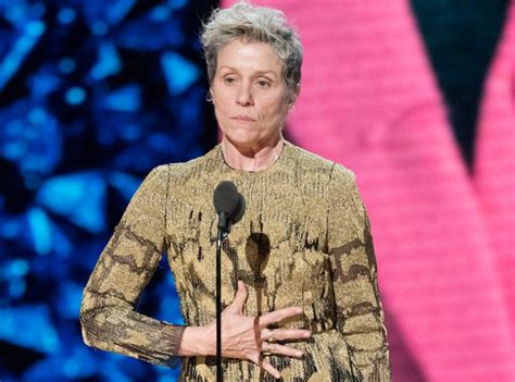 Only katharine hepburn, with four, has won more best actress oscars. Frances McDormand's Oscar Stolen at the 2018 Governors ...