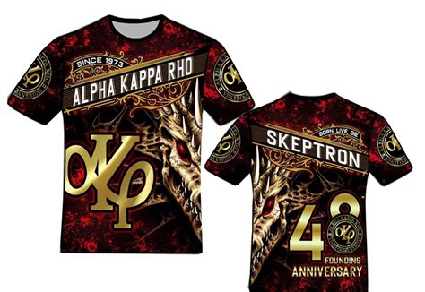 Alpha Kappas Rho Skeptron Full Sublimation Shirt Gcob Shopee Philippines