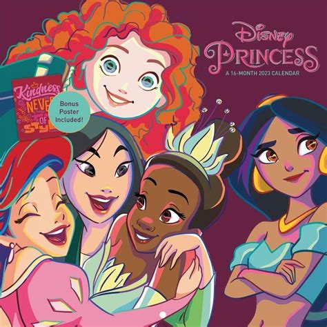 Disney Princess Calendar 2023 Customize And Print